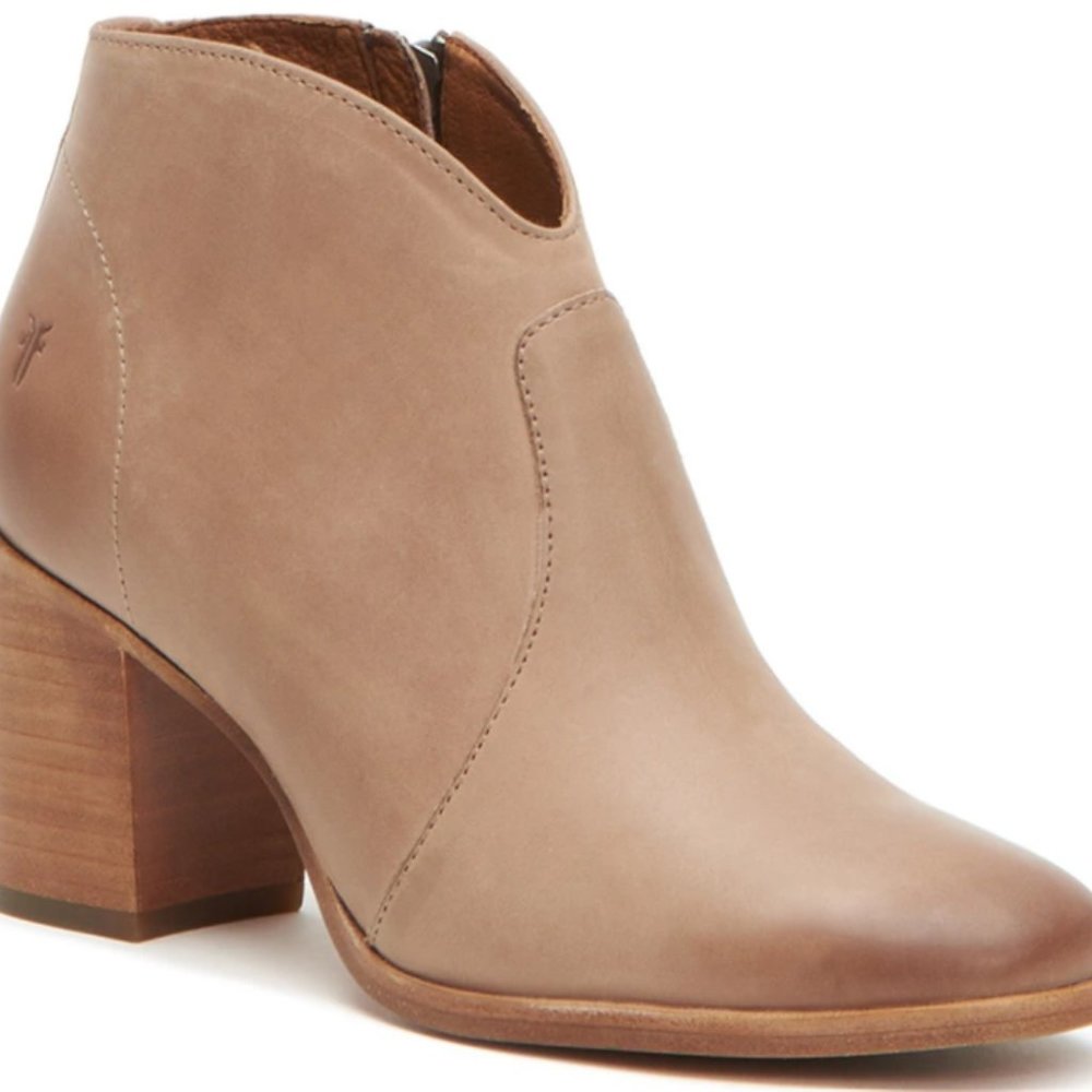 FRYE Nora Zip Bootie Dusty Rose
